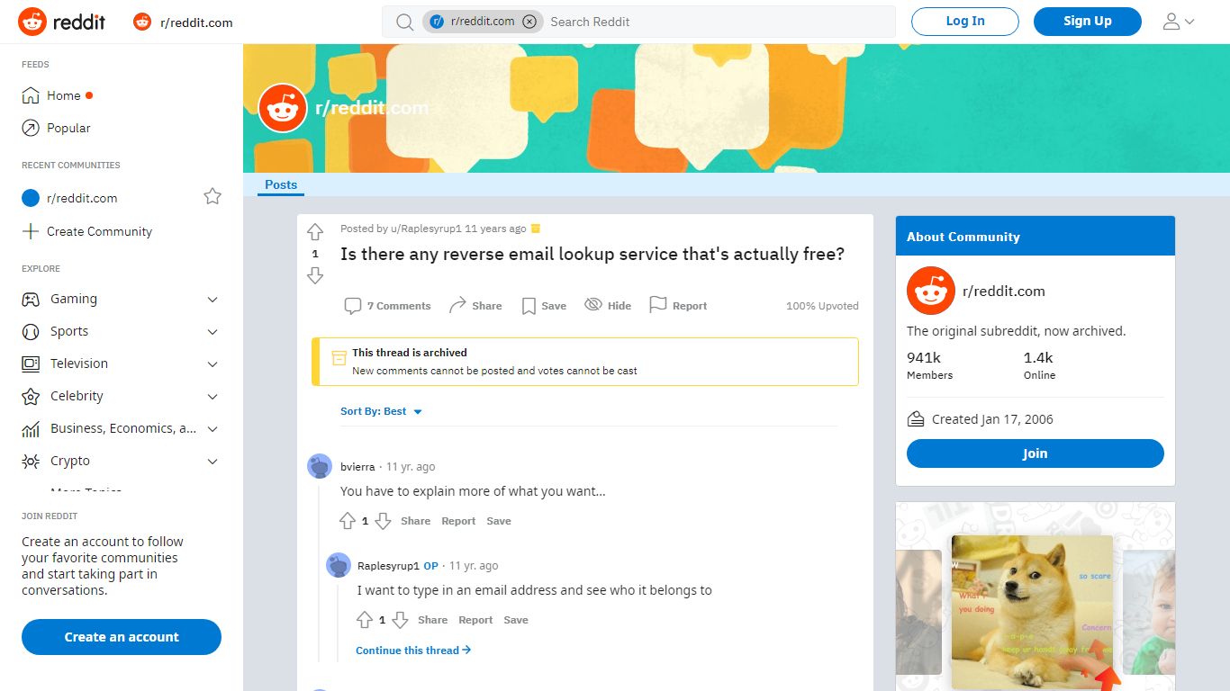 Is there any reverse email lookup service that's actually free? - reddit